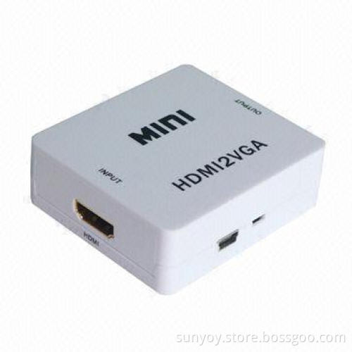 Mini VGA and Audio to HDMI Converter